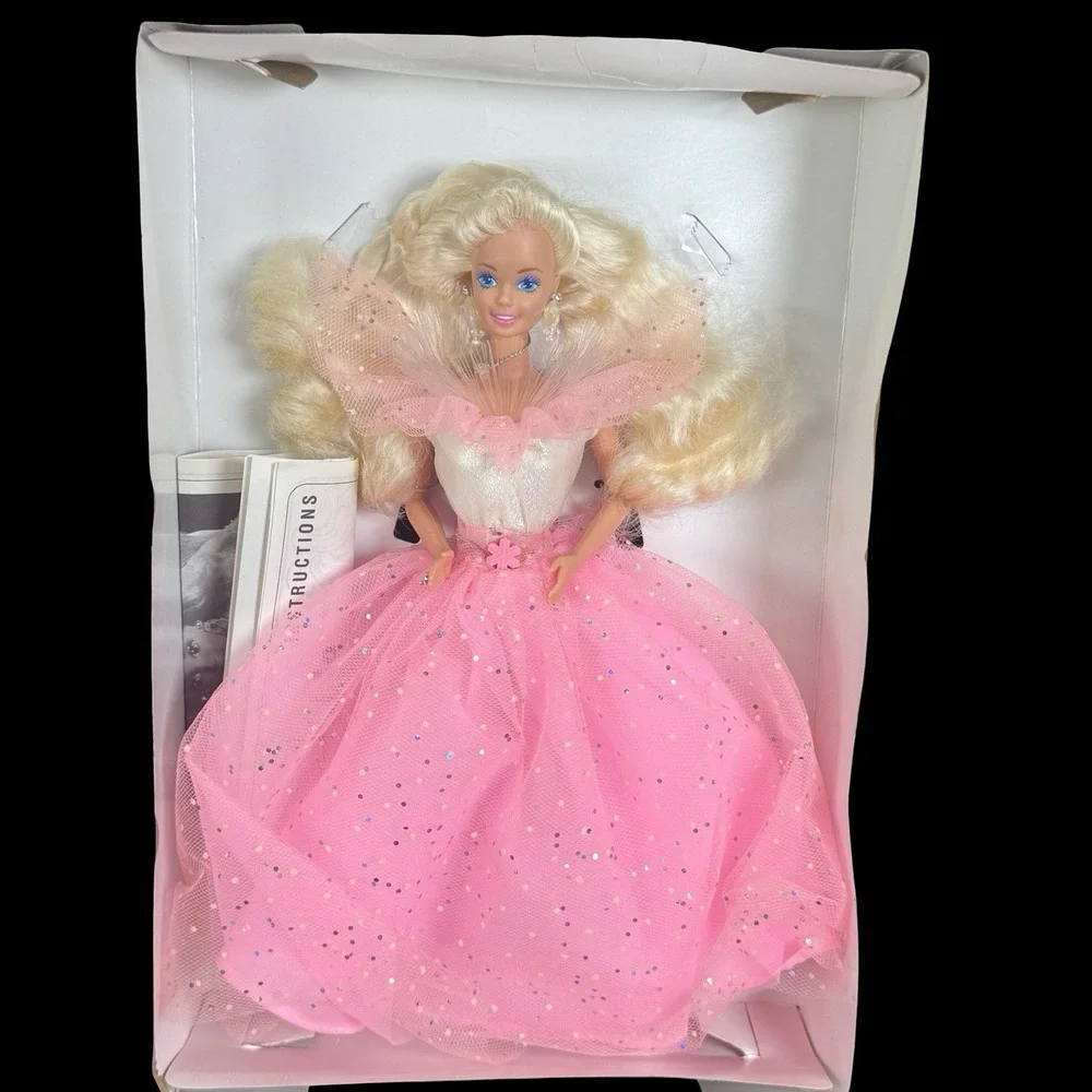 Mattel Twinkle Lights Barbie Doll 1992 Lights Up Original Packaging NOB READ